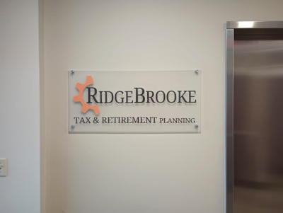 Custom Signs with Stand-Off Photo